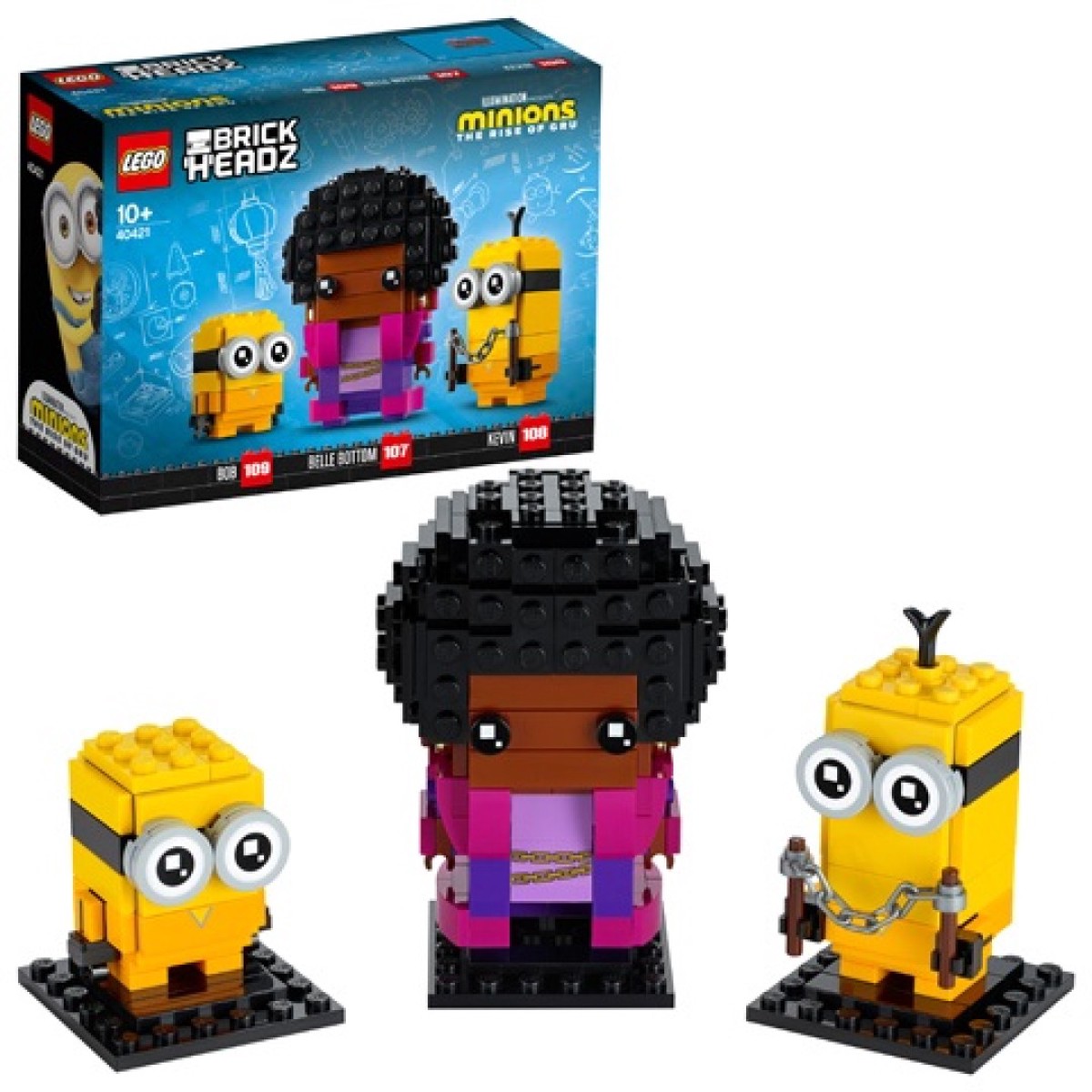 BrickHeadz 40421 Minions Belle Bottom, Kevin & Bob  Retired