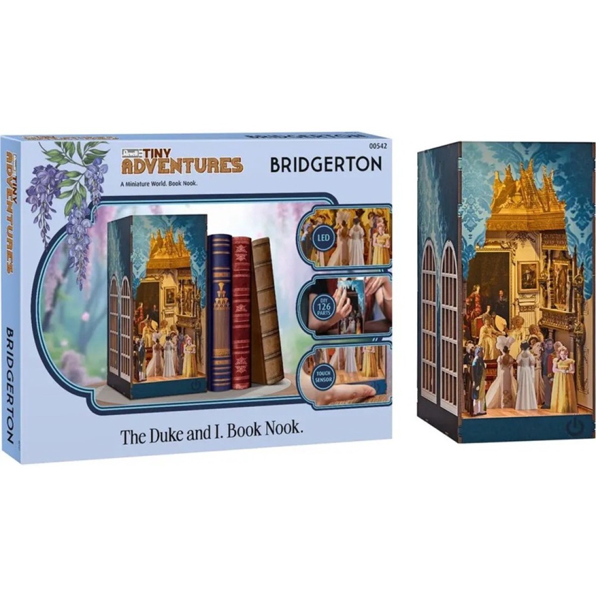 DIY Revell Tiny Adventures: Bridgerton The Duke and I Book Nook Kit