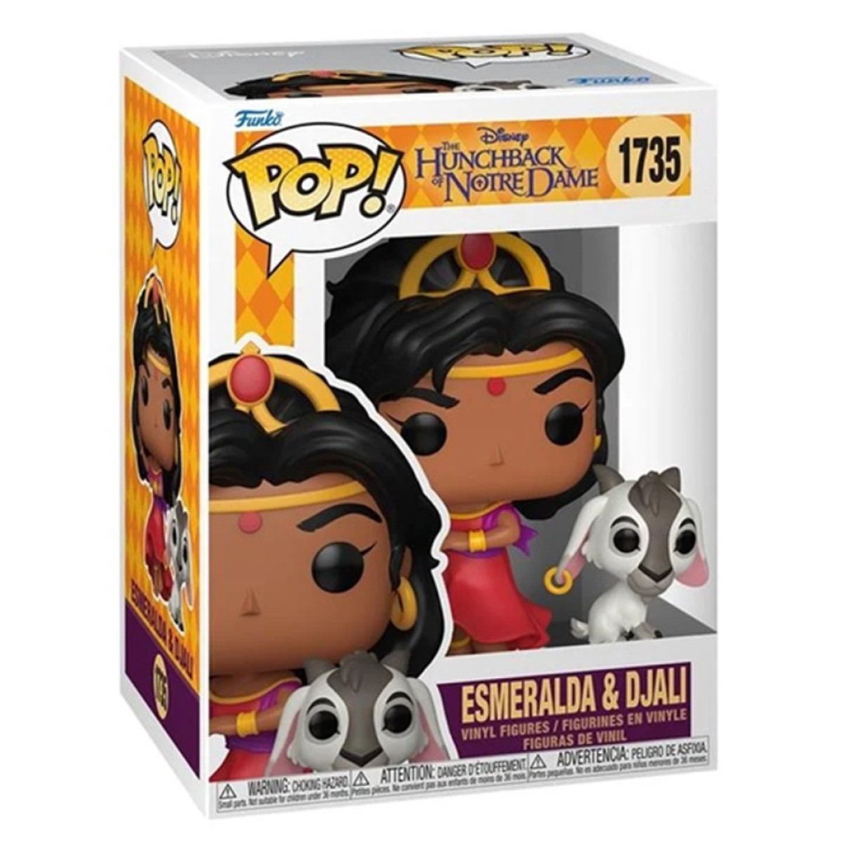 Funko POP! Disney The Huntchback Of Notre Dame N 1735  Esmeralda & Djali