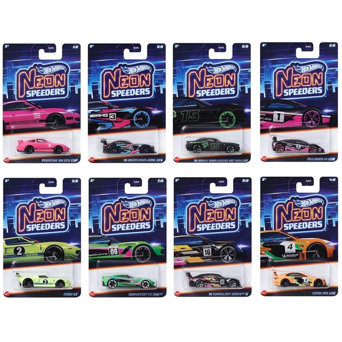 Hot Wheels Neon Speeders Random