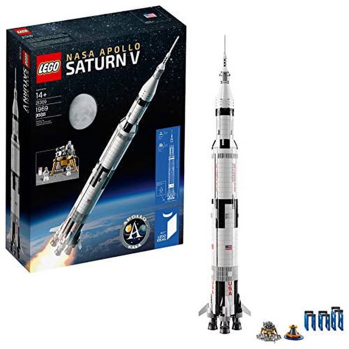  Ideas 21309 NASA Apollo Saturn V  Retired