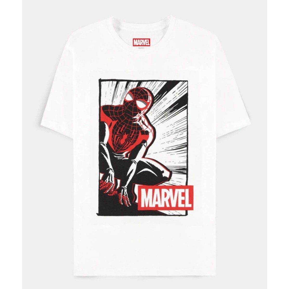 Marvel Spider-Man White T-Shirt (XXL)