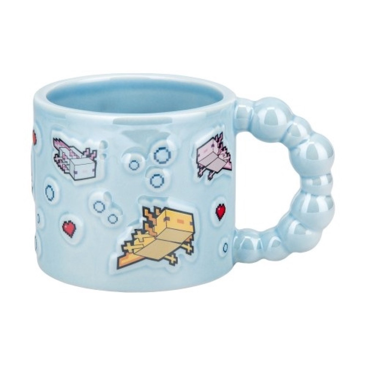 Minecraft Axolotl Embossed Mug