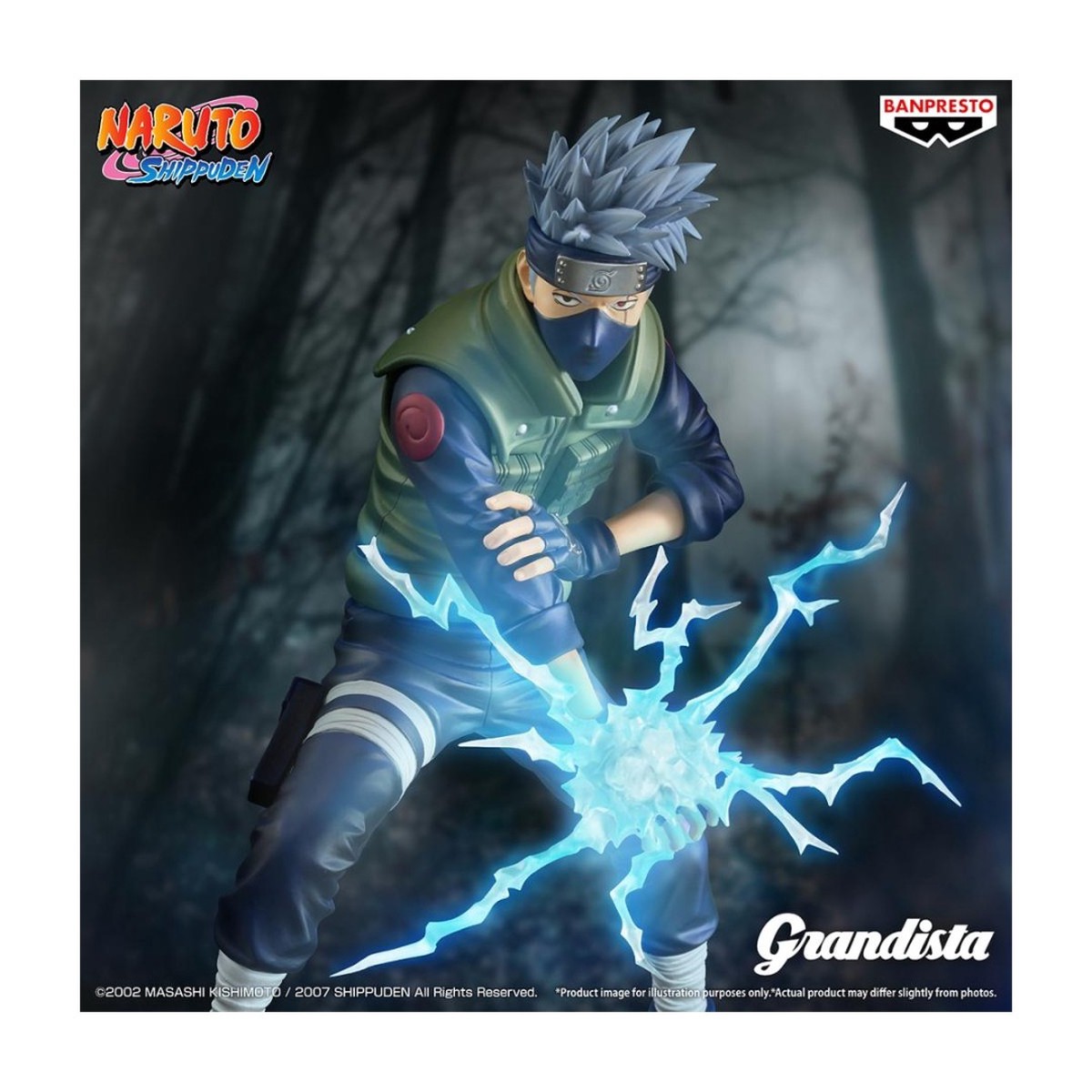 Naruto Shippuden Kakashi Hatake Grandista Banpresto Figure