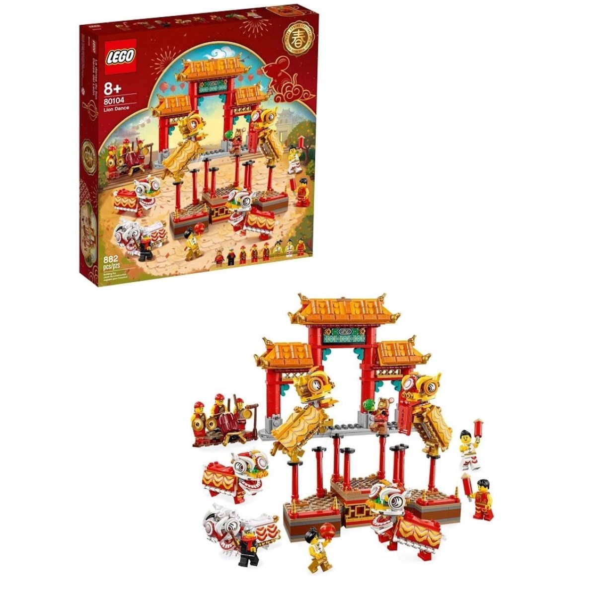  Seasonal 80104 Lion Dance  Retired