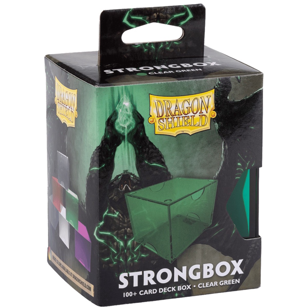 Dragon Shield Strongbox Box Clear Green
