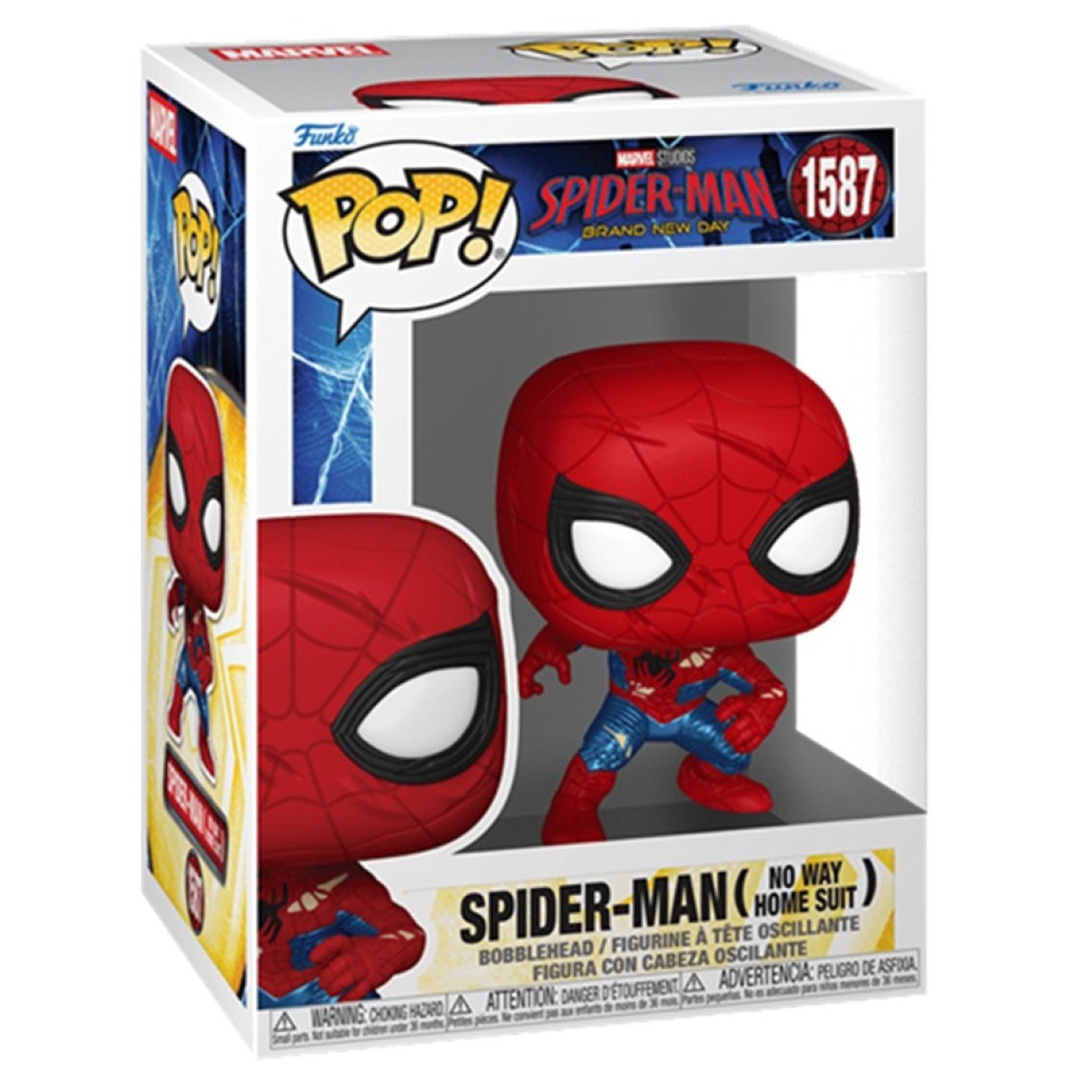 Funko POP! Marvel Spider-Man Brand New Day N 1587  Spider-Man (No Way Home Suit)