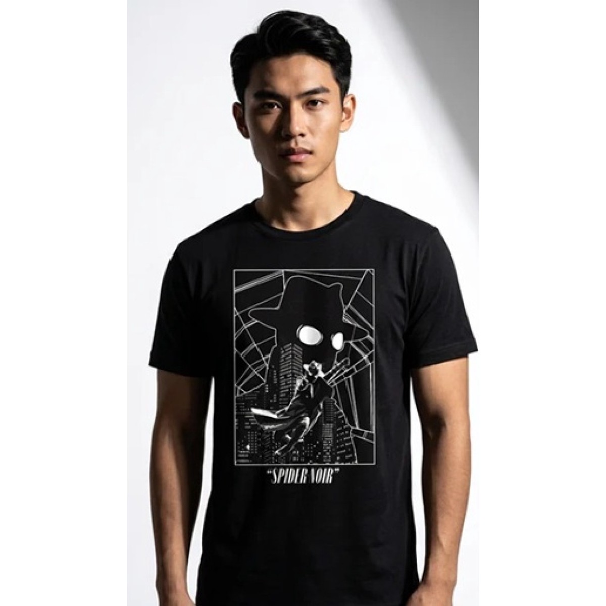 Marvel Spider-Man Noir Black T-Shirt (M)