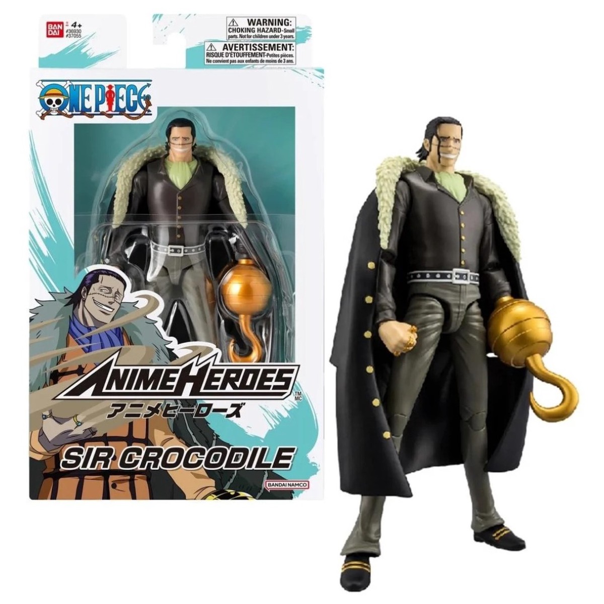 One Piece Sir Crocodile Anime Heroes Bandai Figure