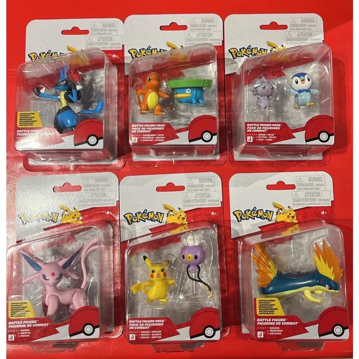 Pokemon Random Battle Figure Pack