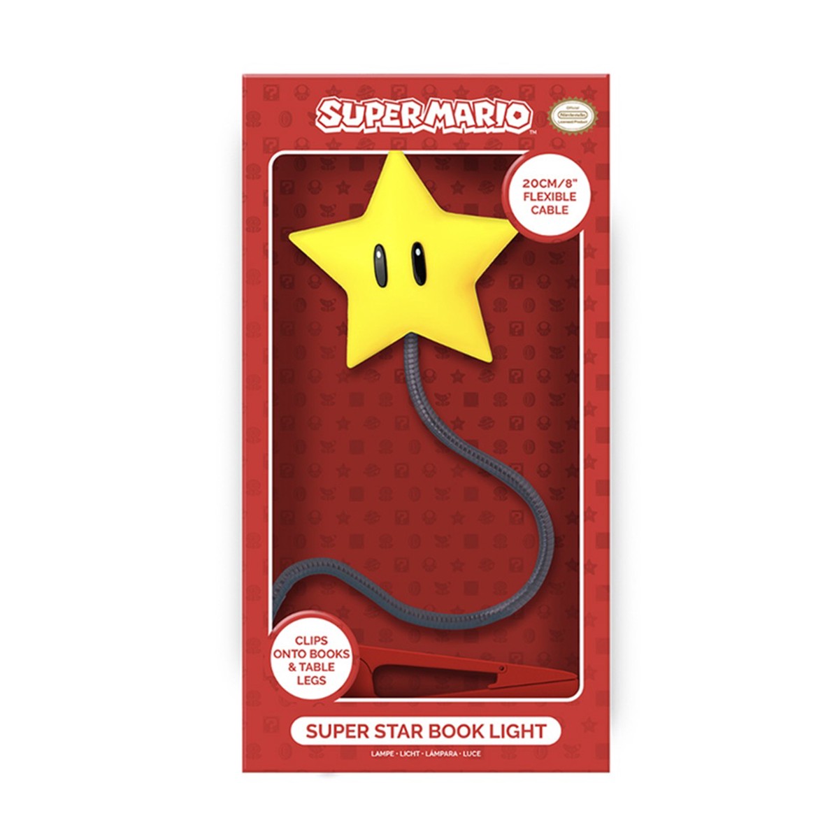 Super Mario Super Star Book Light