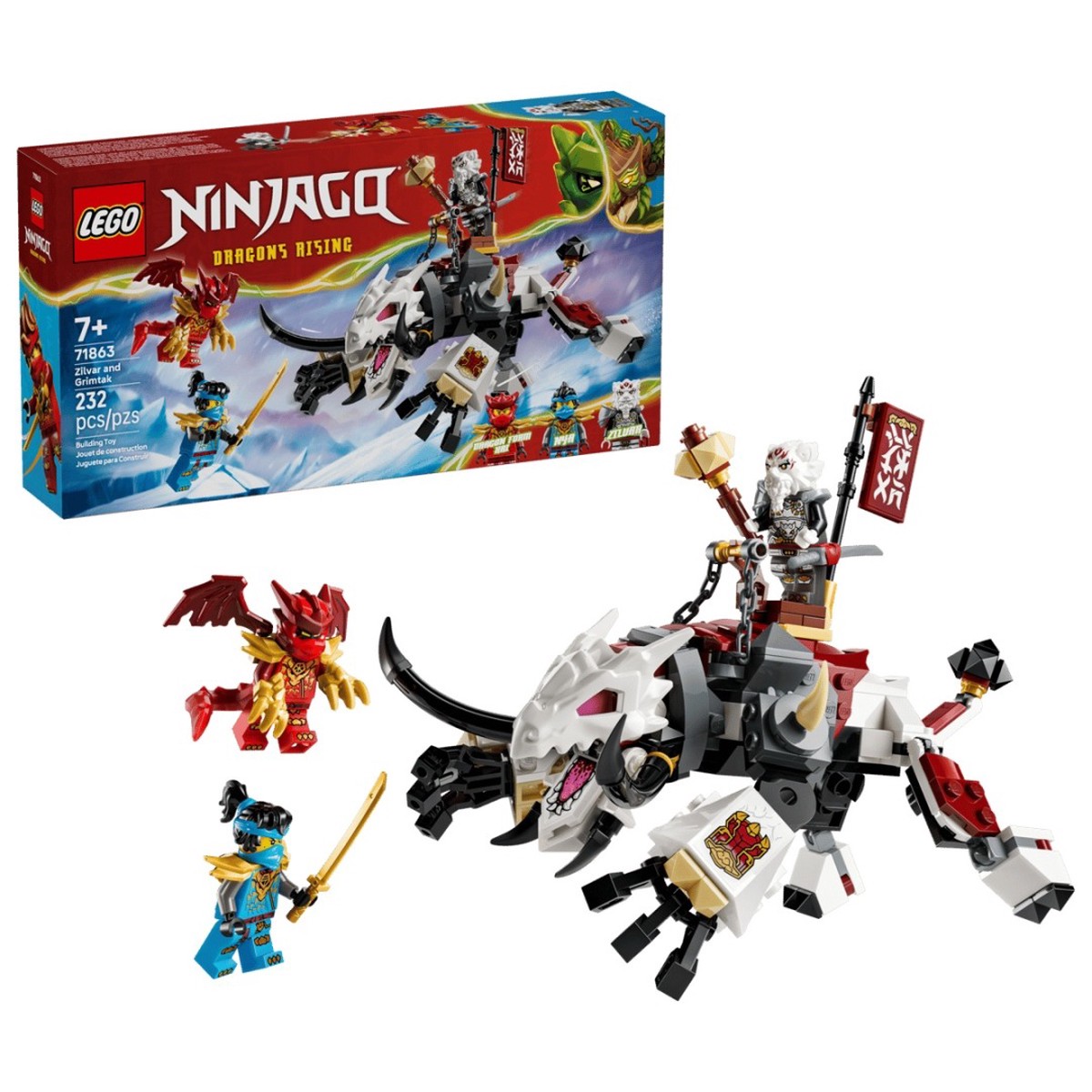 Ninjago 71863 Zilvar and Grimtak the Dragon Beast