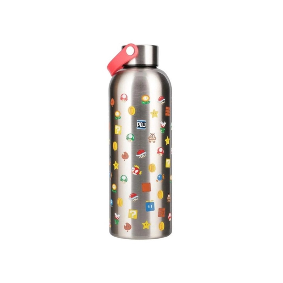 Super Mario Symbols Metal Water Bottle 500ml
