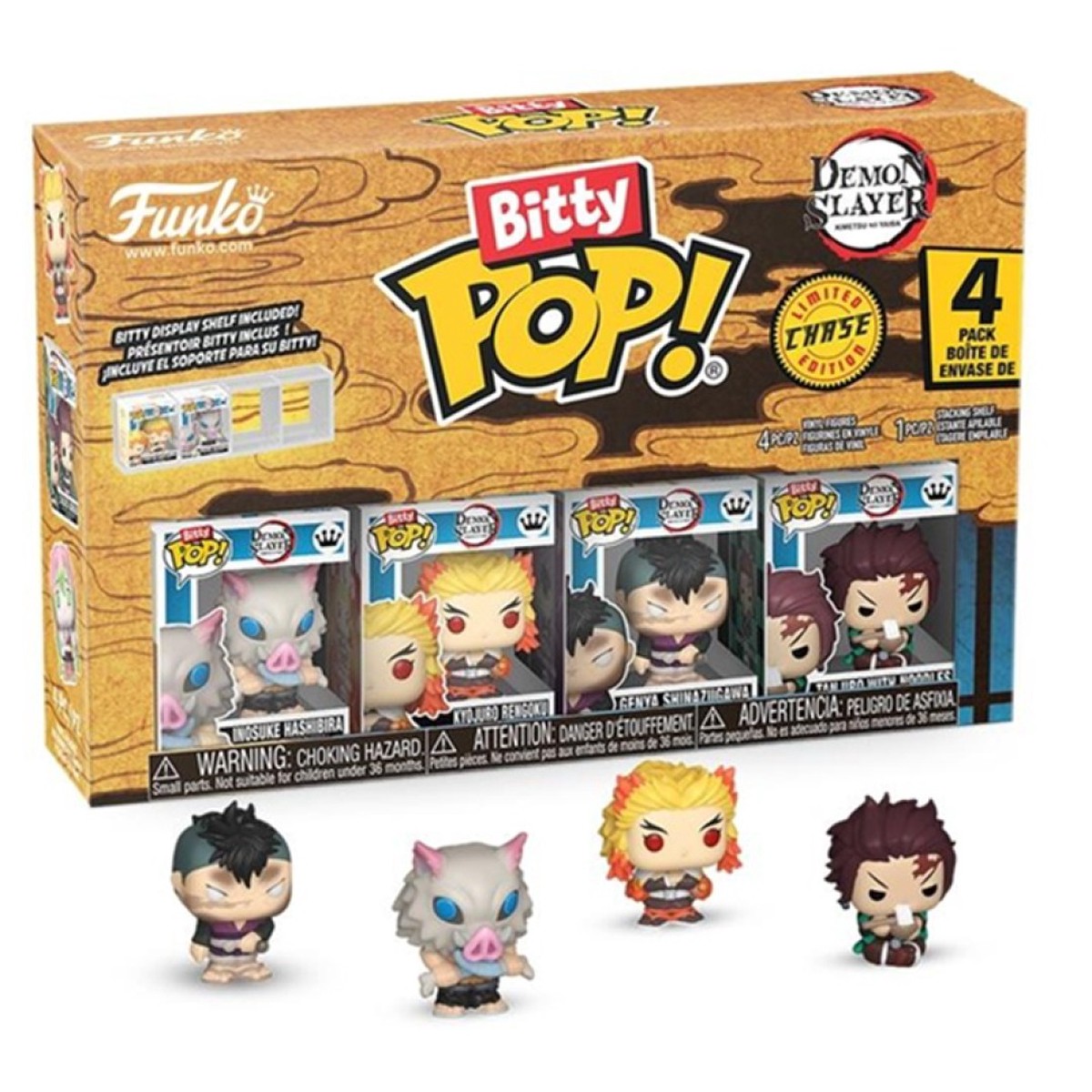 Funko Bitty POP! Demon Slayer Inosuke 4 Pack