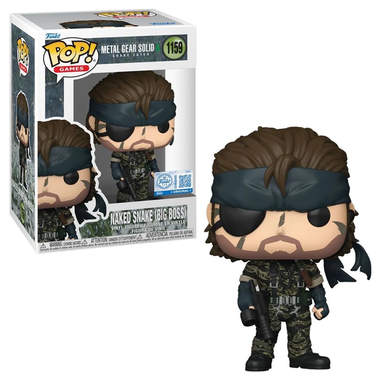 Funko POP! Metal Gear Solid N 1159  Naked Snake (Big Boss)