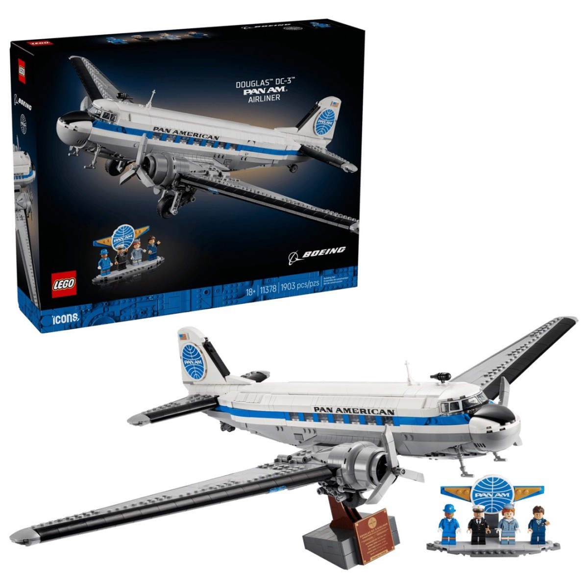Icons 11378 Douglas DC-3 PAN AM Airliner  Exclusive