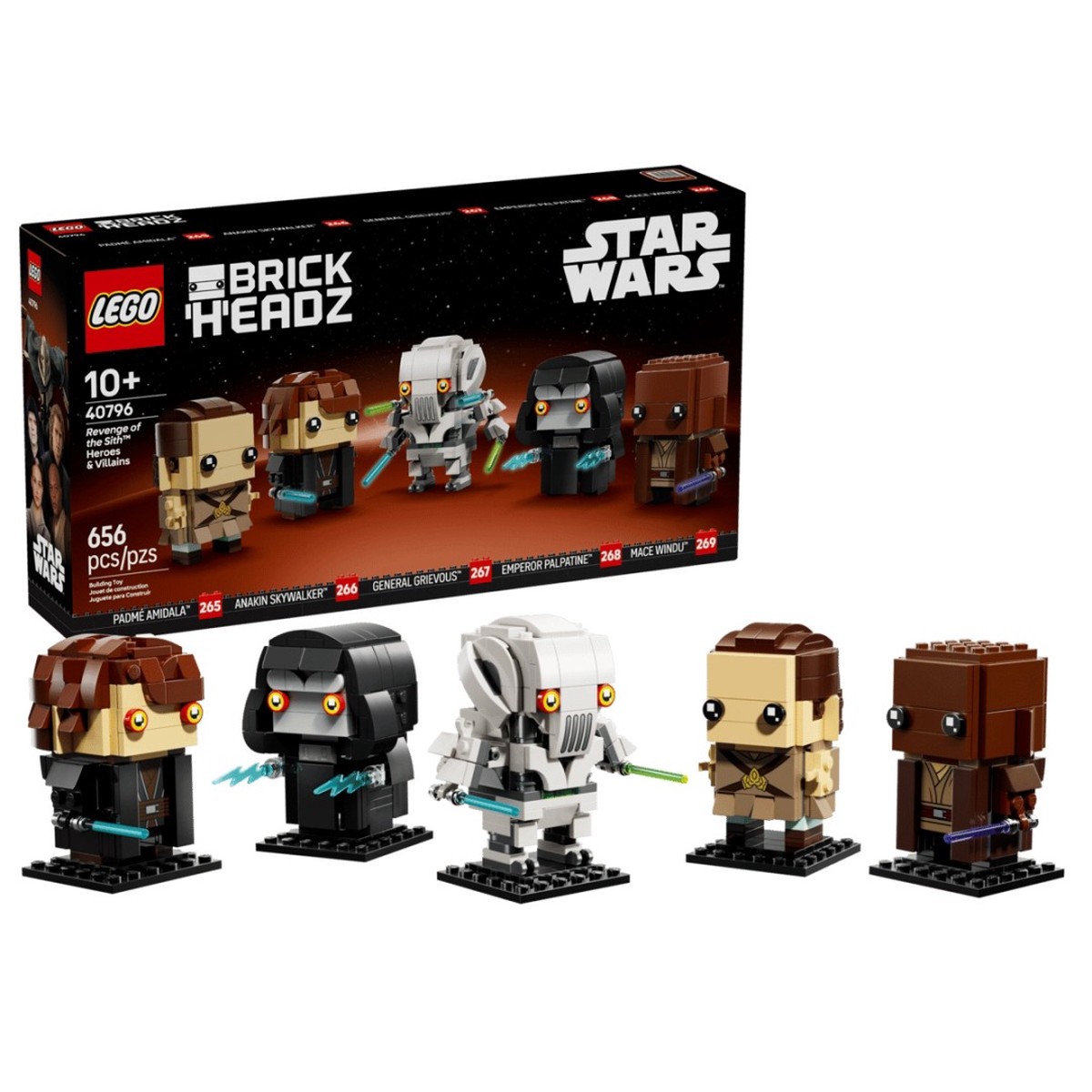 BrickHeadz 40796 Revenge of the Sith Heroes & Villains  Exclusive