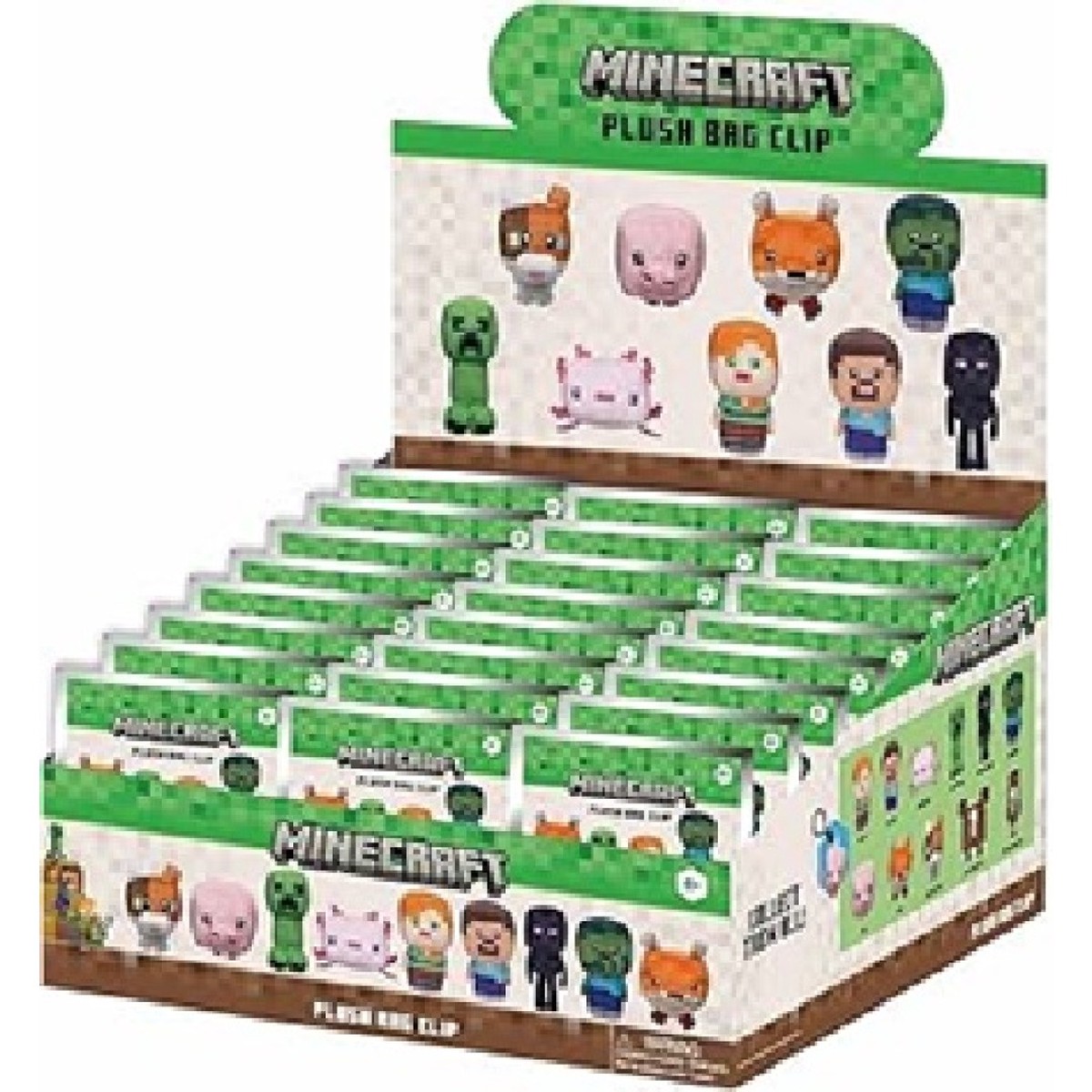 Minecraft Random Bag Clip Plush 12cm