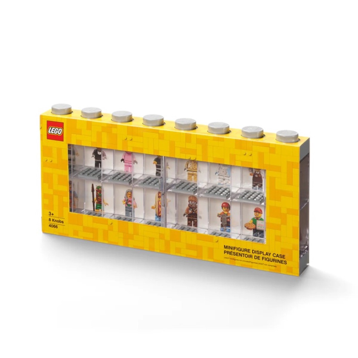 Minifigure Display Case 16 Light Grey
