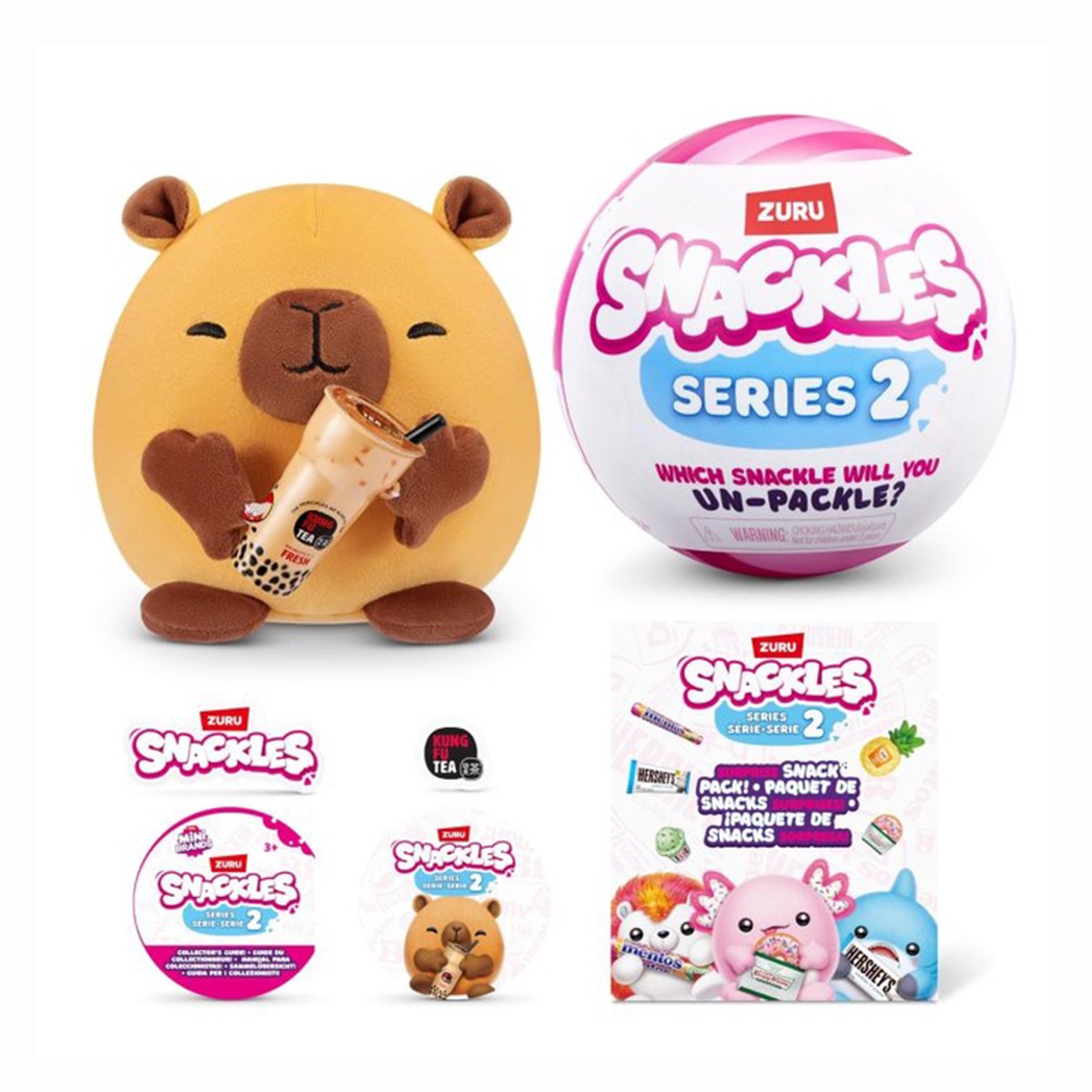 ZURU SNACKLES ULTRA SOFT PLUSH 20CM