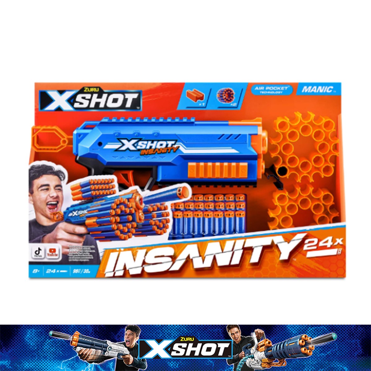 ZURU X-SHOT INSANITY-MANIC