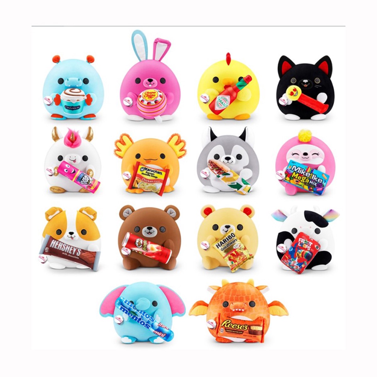 ZURU SNACKLES SUPER SIZE SOFT TOY 35cm