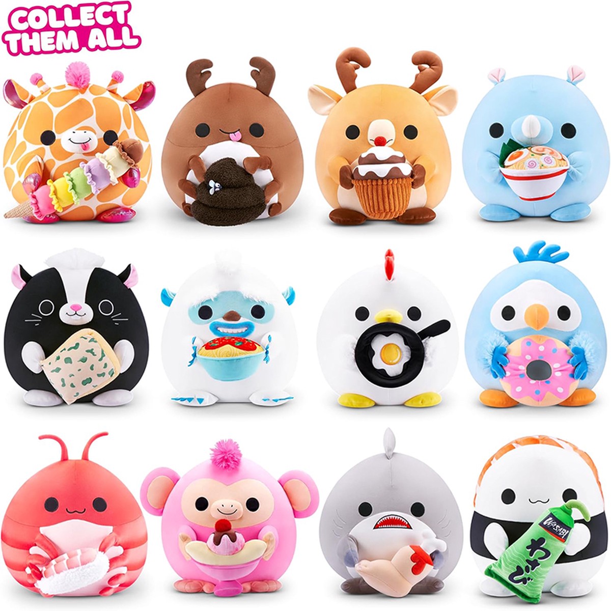 ZURU SNACKLES 8 INC PLUSH