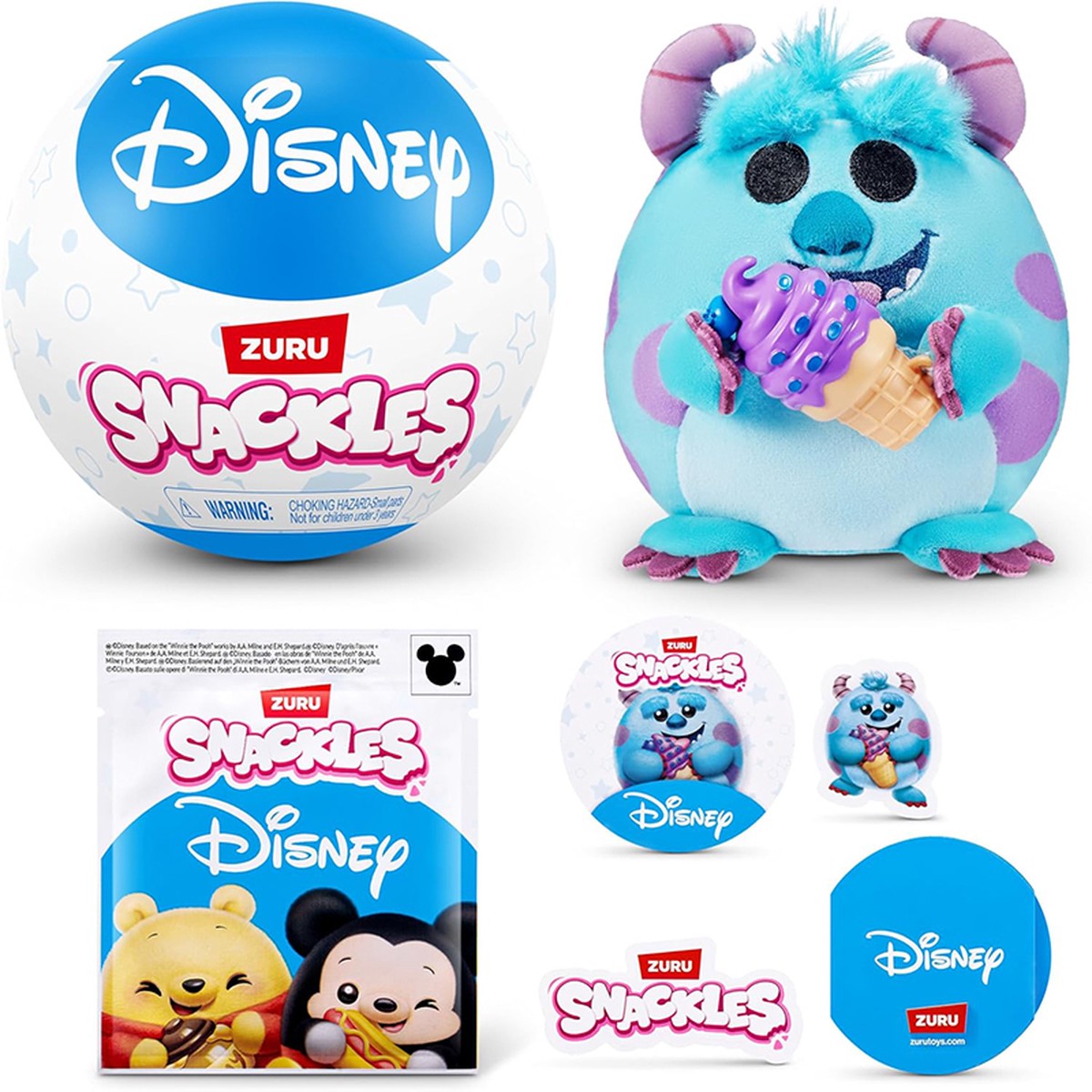 ZURU SNACKLES DISNEY 5 INC PLUSH/SOFT TOY