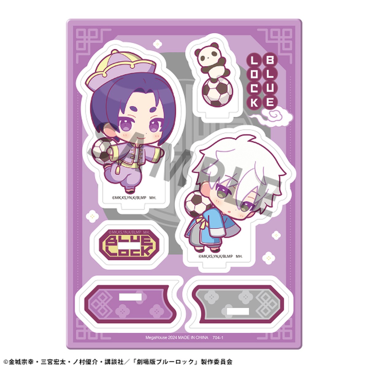 [Backorder] Acrylic Stands Buddycolle  The Movie BLUE LOCK – Episode Nagi- ASeishiro NagiReo Mikage Panda ver. (1pc)