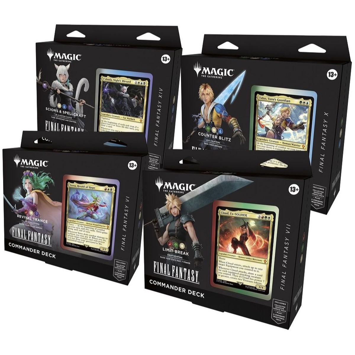 “Magic: The Gathering” FINAL FANTASY – COMMANDER (4 Decks)