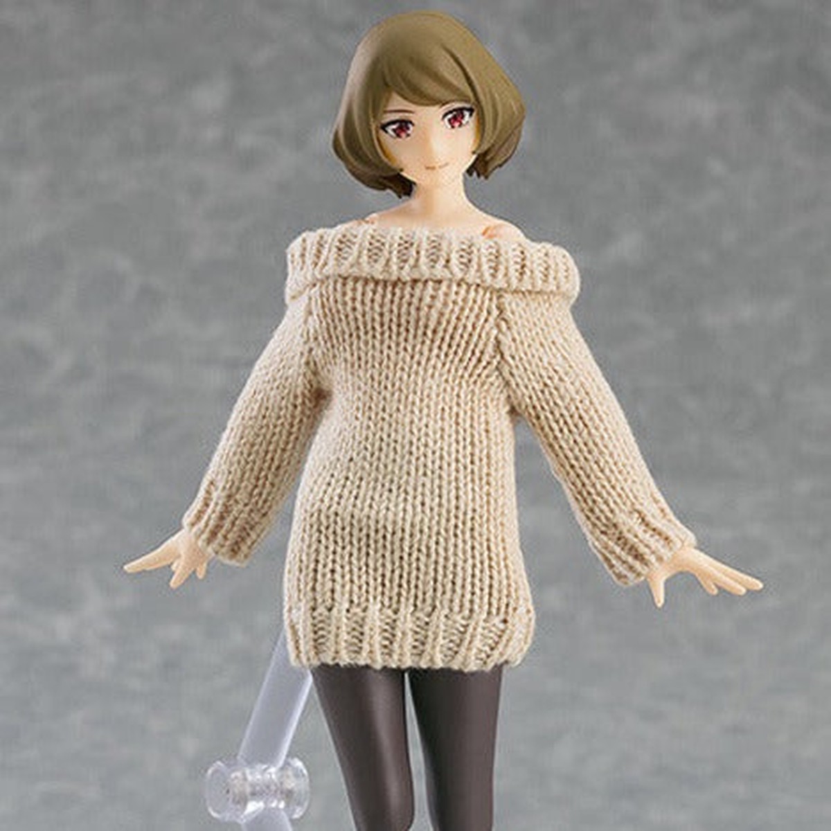 [Backorder] Figma 574 Female Body (Chiaki) with Off-the-Shoulder Sweater Dress